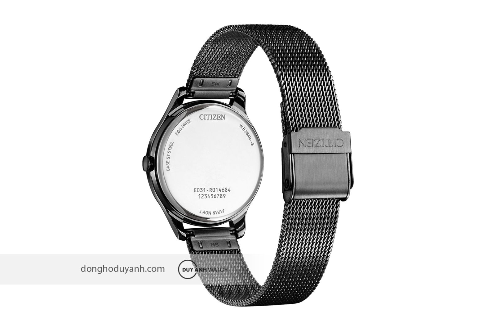 Mặt đáy Citizen Eco-Drive EM0505-88L