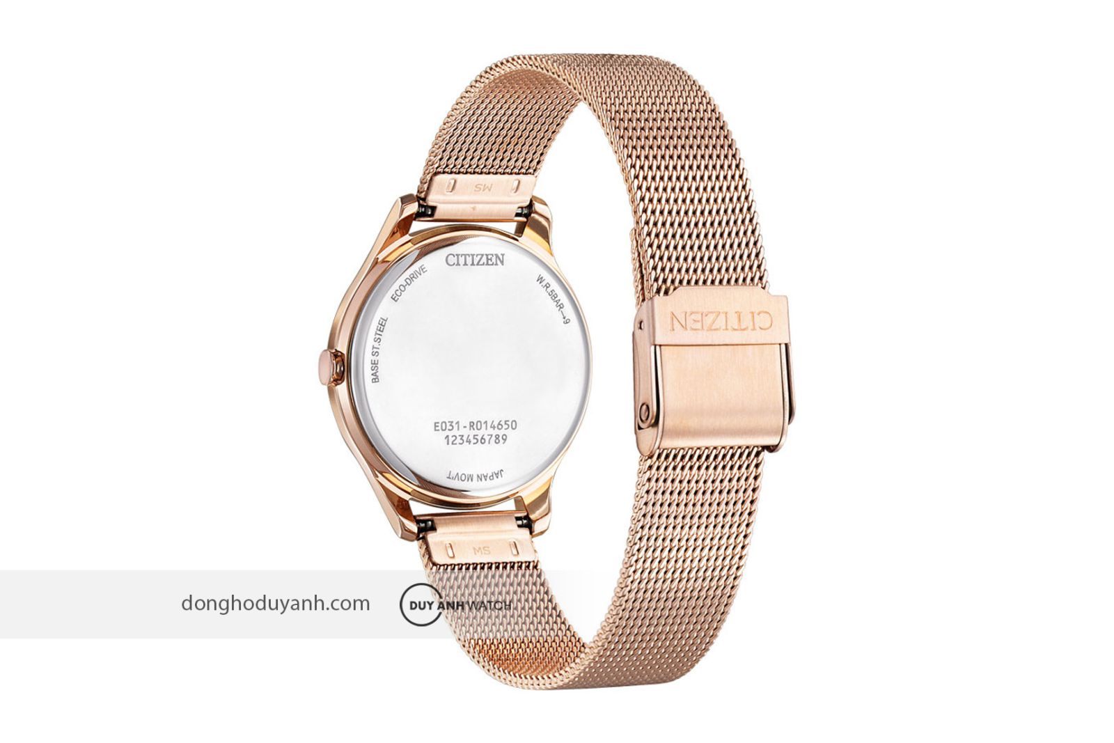 Mặt đáy Citizen Eco-Drive EM0508-80X