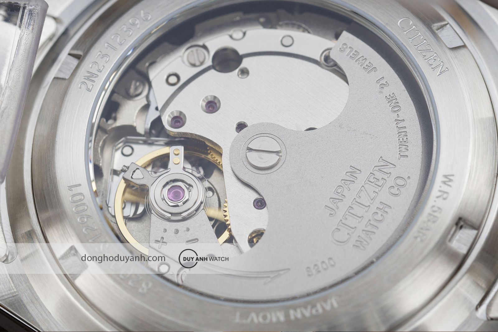 Mặt đáy Citizen C7 NH8391-51Z