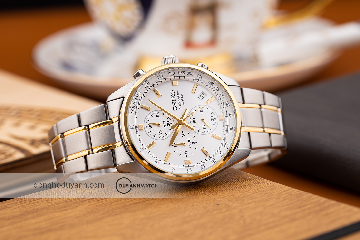 Đồng hồ Seiko Chronograph SSB380P1