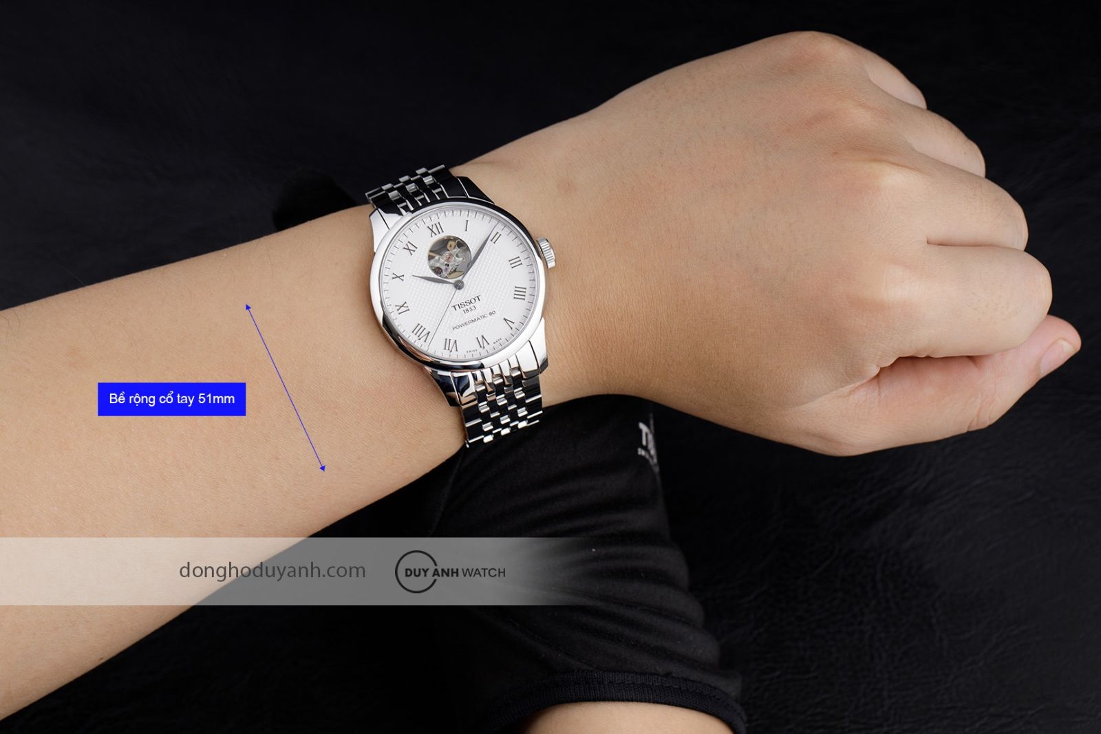 Tissot Le Locle Powermatic 80 Open Heart T006.407.11.033.02