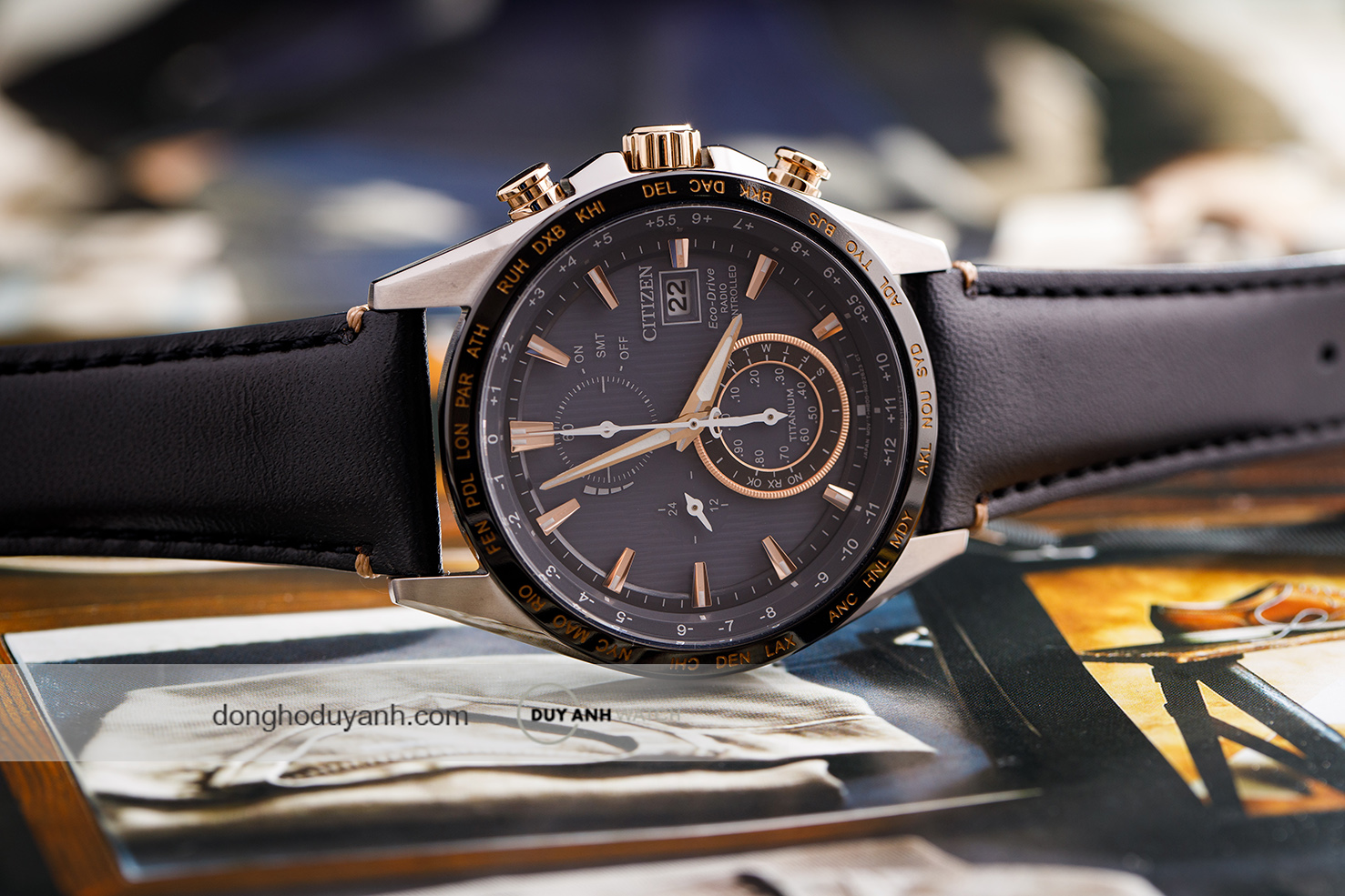 Đồng Hồ Citizen Eco Drive Radio Controlled AT8158-14H