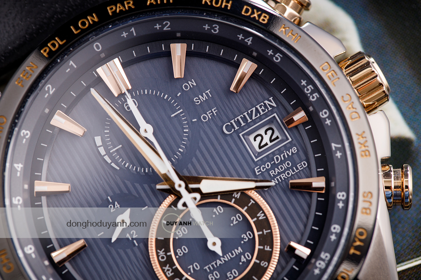 Đồng Hồ Citizen Eco Drive Radio Controlled AT8158-14H