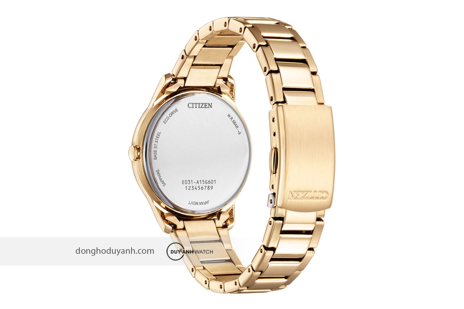 Mặt đáy Citizen Eco-Drive EM0418-81X
