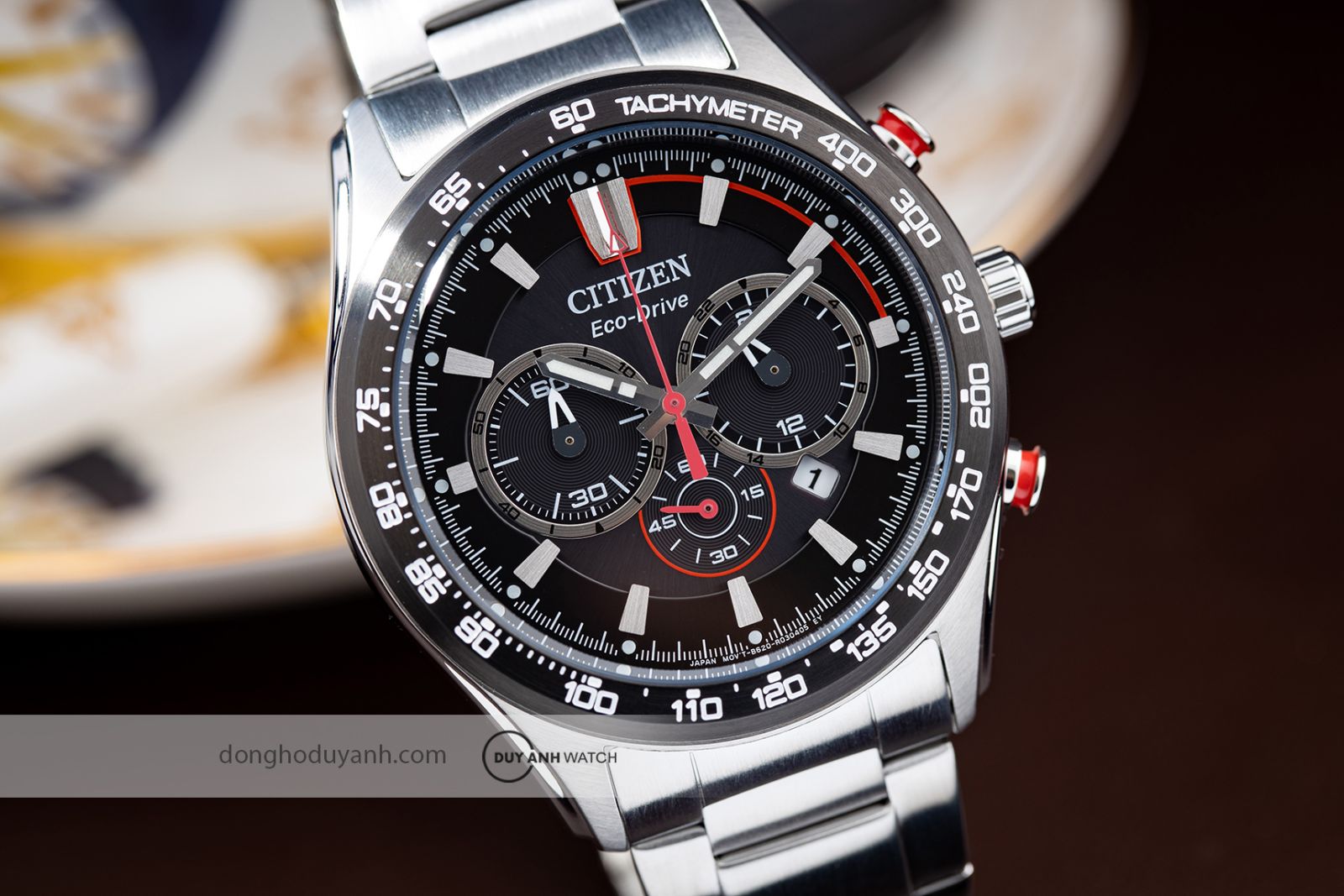 Mặt số Citizen Eco-Drive Chronograph CA4484-88E