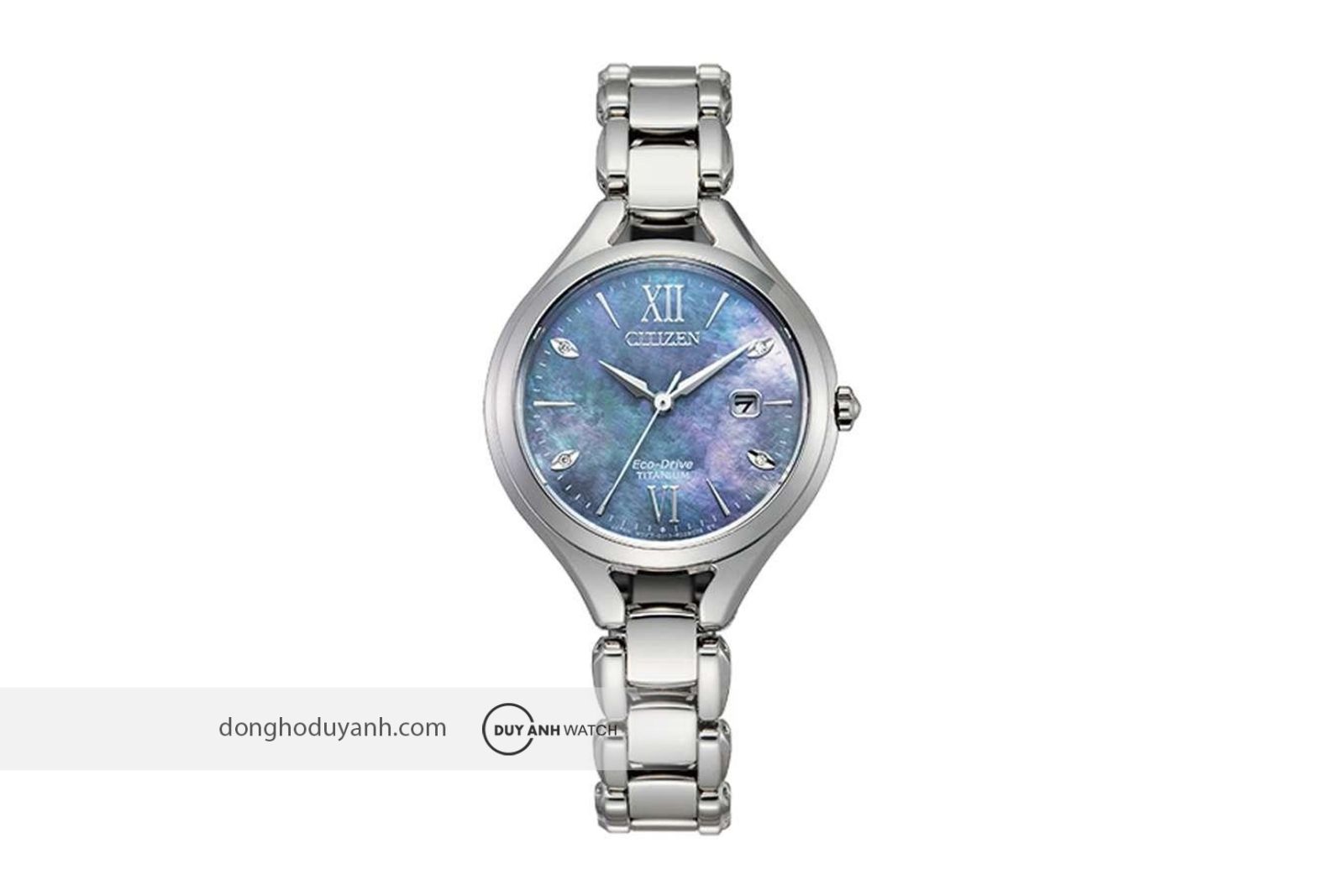 Đồng hồ nữ Citizen Eco-Drive Titanium EW2560-86X