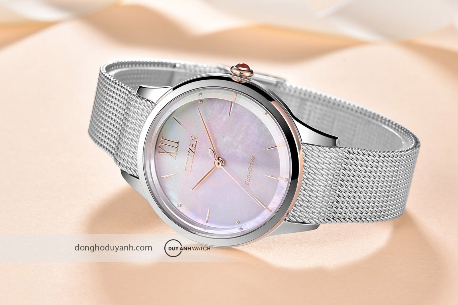 Góc nghiêng Citizen Eco-Drive EM0816-88Y
