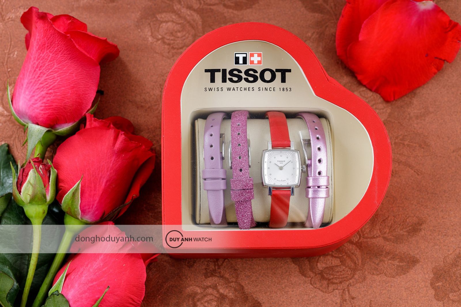 Tissot Lovely Square Valentines T058.109.16.036.00