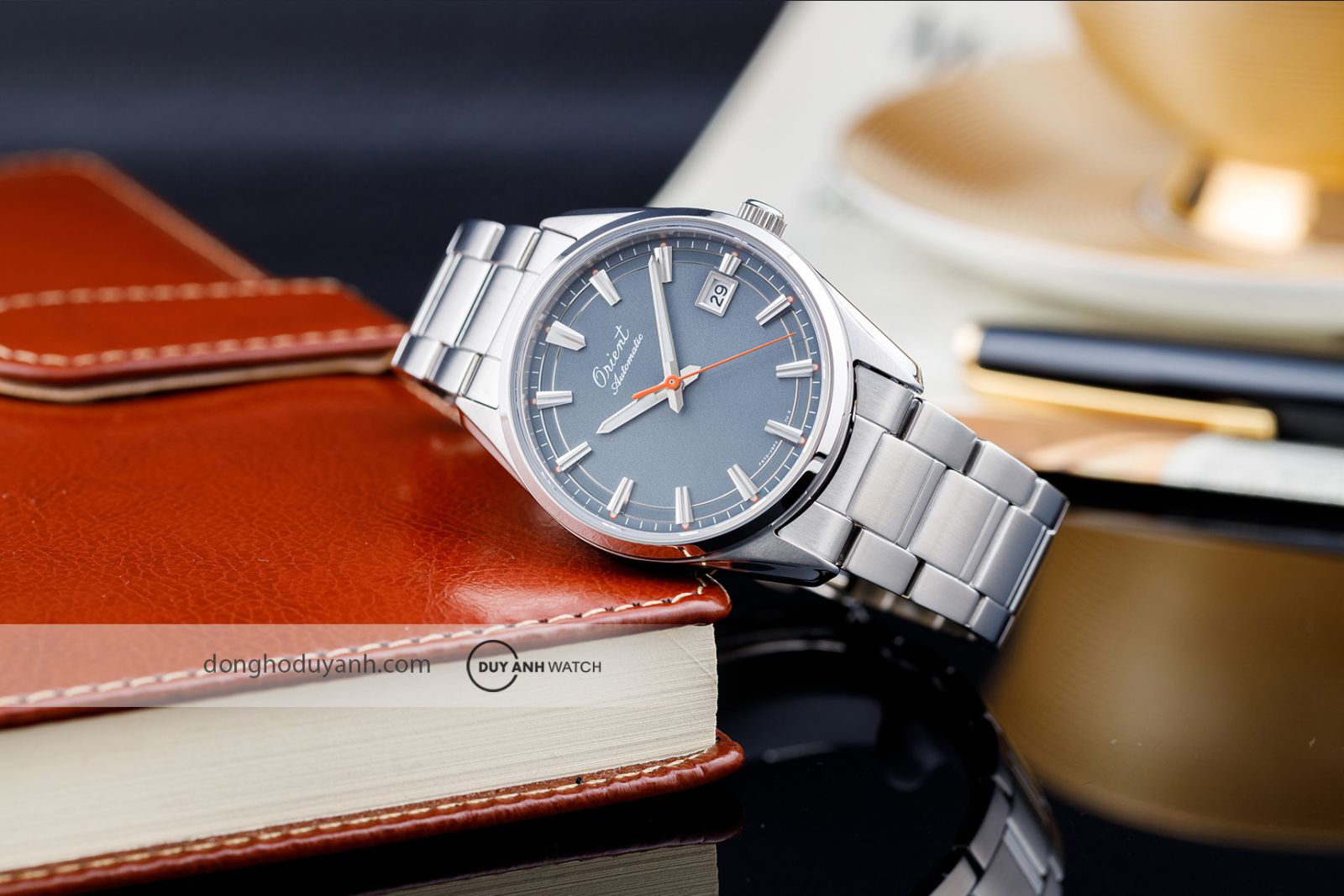 Đồng hồ nam Orient Stretto Date Limited Edition RA-AC0R04N30B