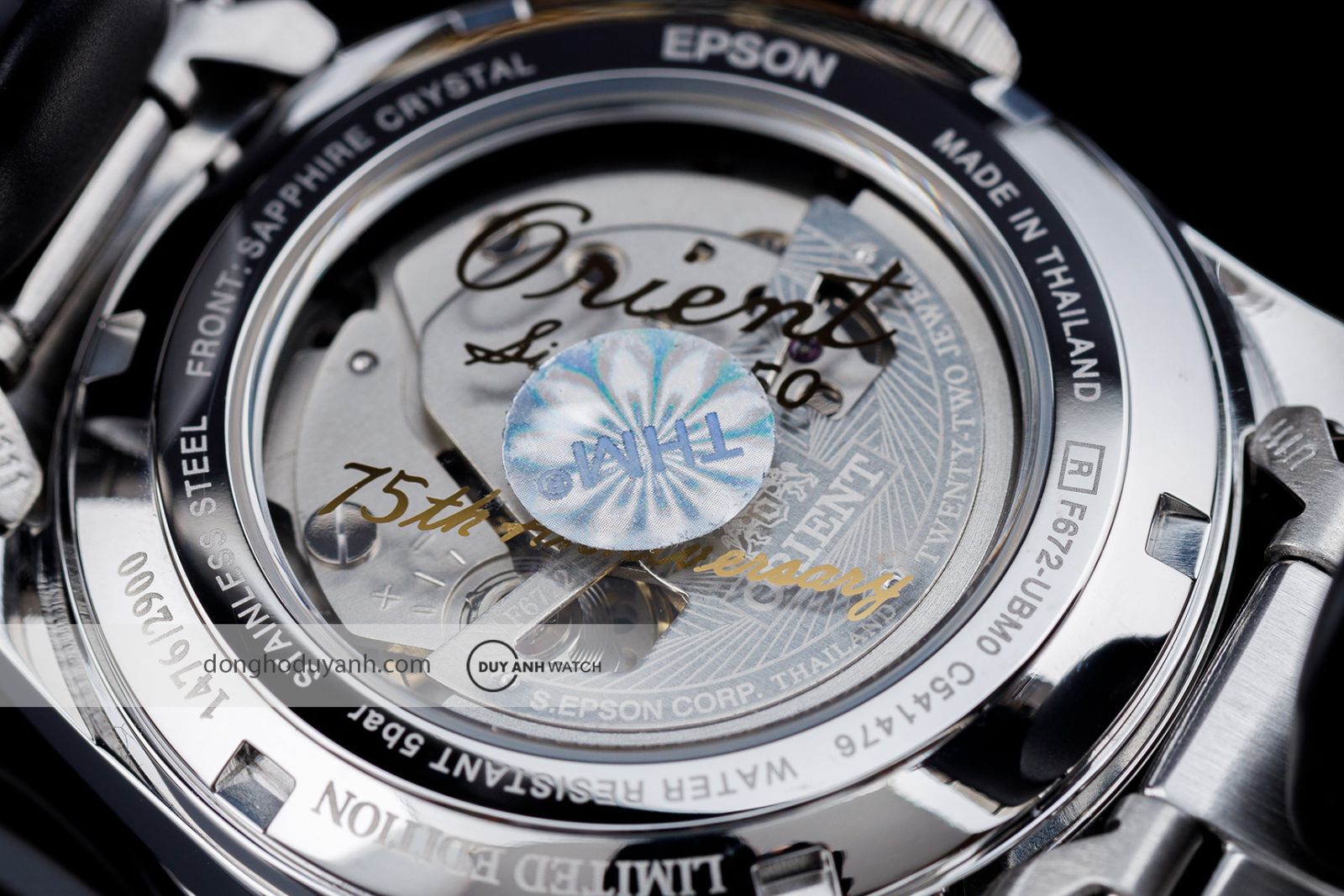Bộ máy Orient Stretto Date Limited Edition RA-AC0R04N30B
