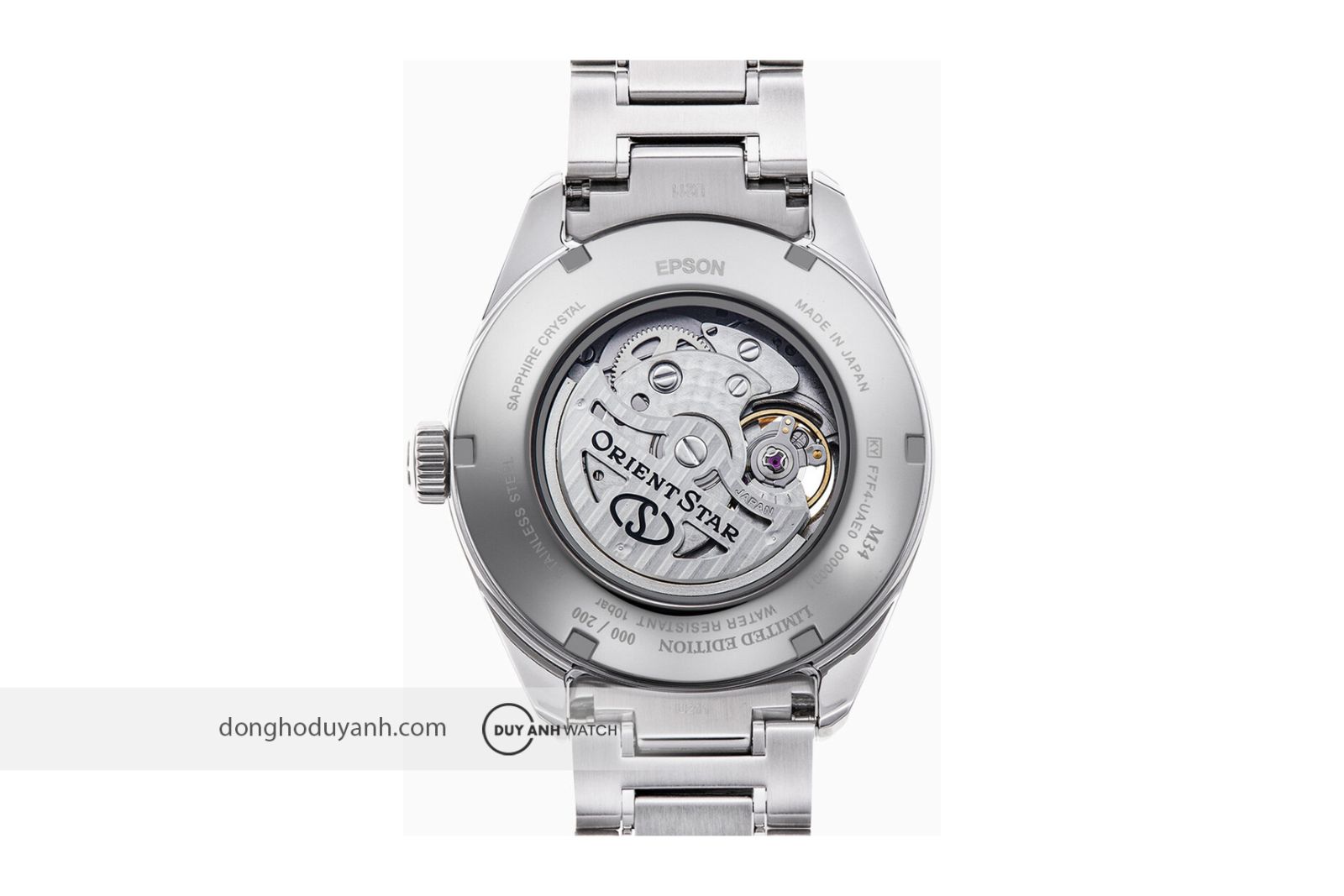 Mặt đáy Orient Star M34 F7 Semi Skeleton Aurora Limited RE-BY0009A00B