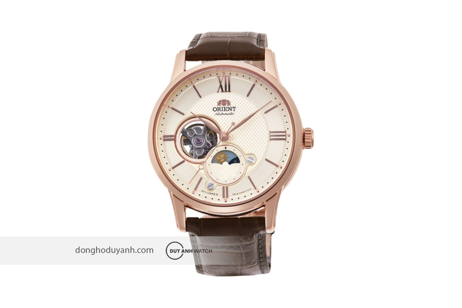 Đồng Hồ Nam Orient Mechanical Classic Sun And Moon RA-AS0009S30B