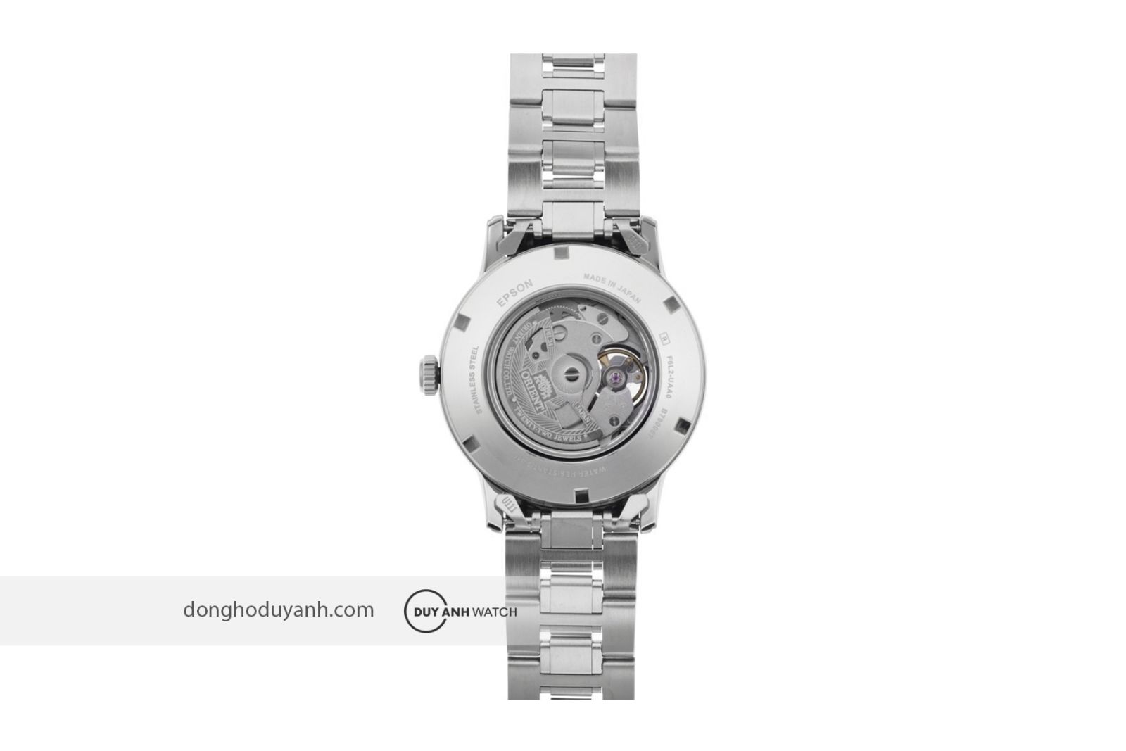 Mặt đáy Orient Mechanical Classic Sun And Moon RA-AS0008B10B (RA-AS0008B30B)