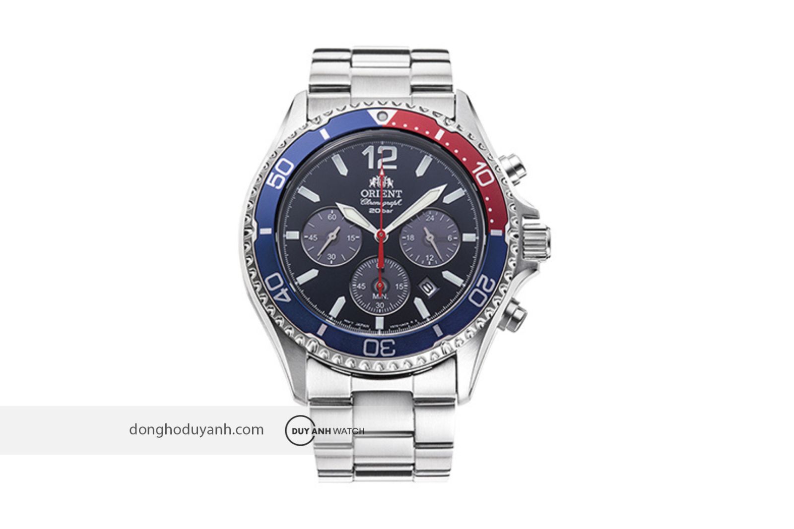 Đồng hồ Orient Sport Chronograph Solar RA-TX0201L10B