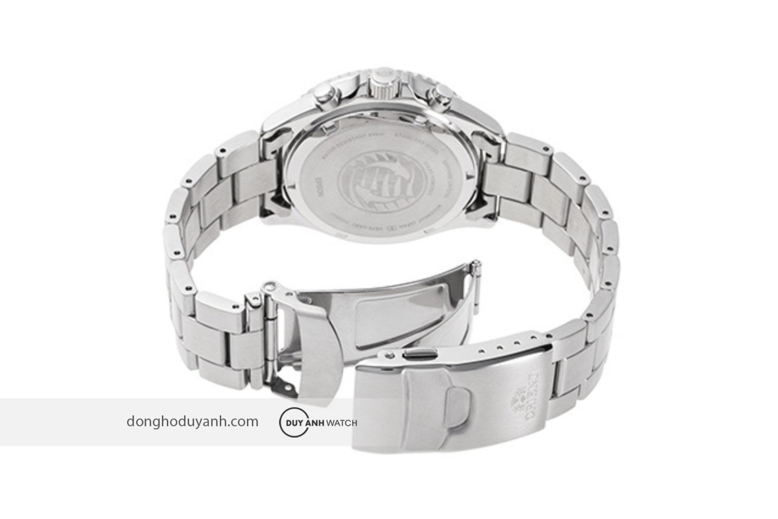 Mặt sau Orient Sport Chronograph Solar RA-TX0201L10B