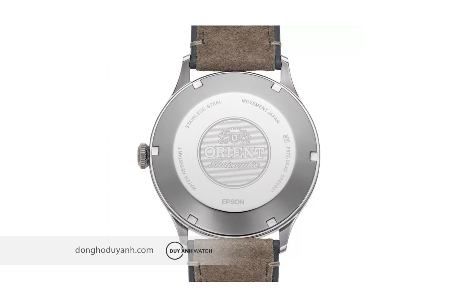 Mặt đáy Orient Bambino RA-AC0P03L10B