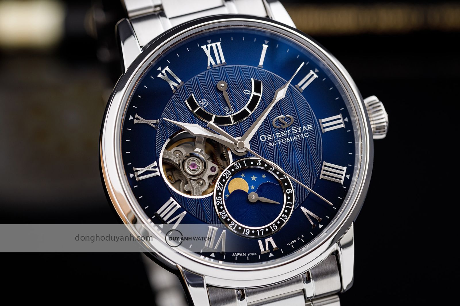 Mặt số Orient Star Mechanical Moon Phase Classic RE-AY0103L00B