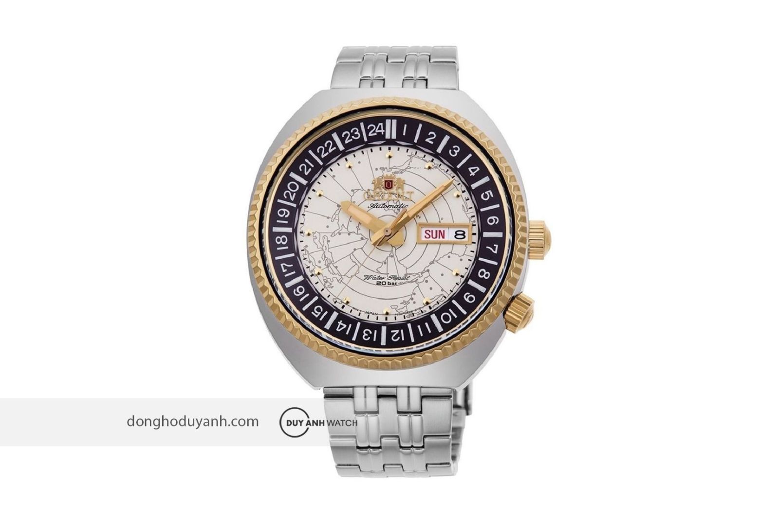 Đồng hồ Orient Revival World Map RA-AA0E01S19B (RA-AA0E01S39B)