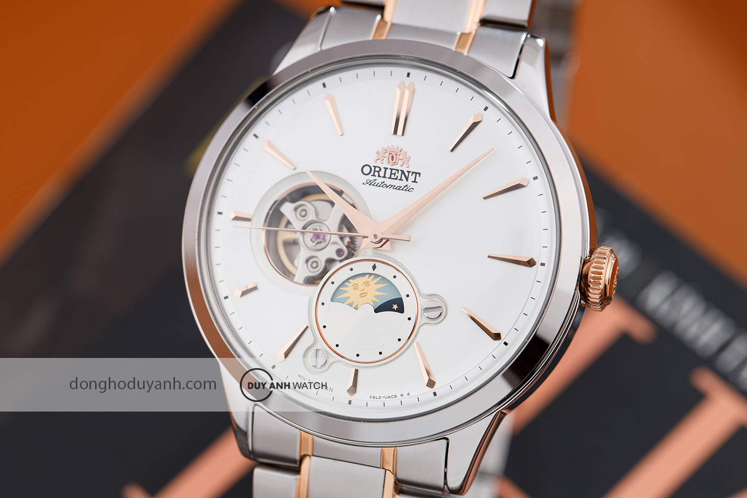 Mặt số Orient Sun And Moon Open Heart Gen 2 RA-AS0101S10B (RA-AS0101S30B)