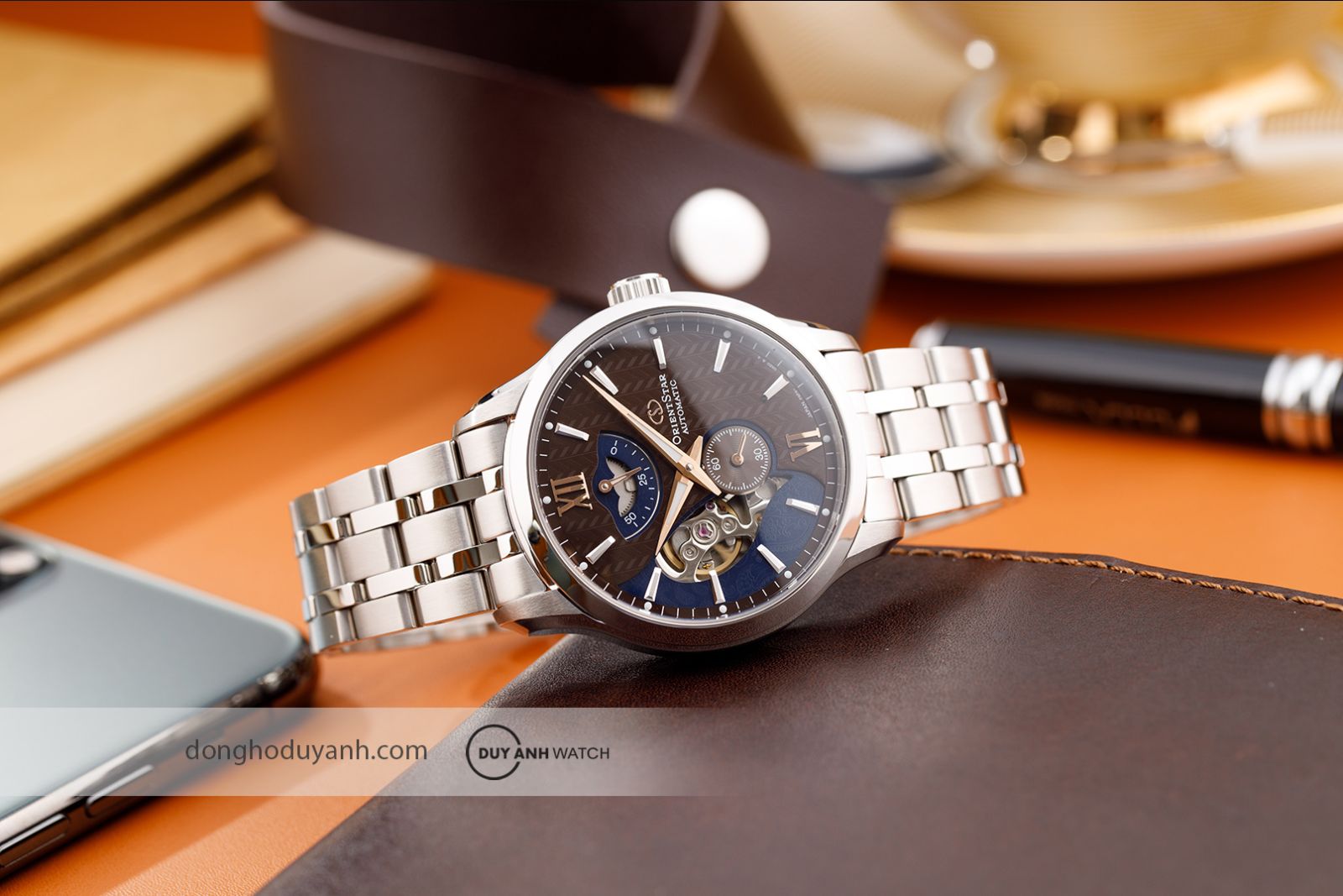 Đồng hồ Orient Star Contemporary Layered Skeleton RE-AV0B02Y00B