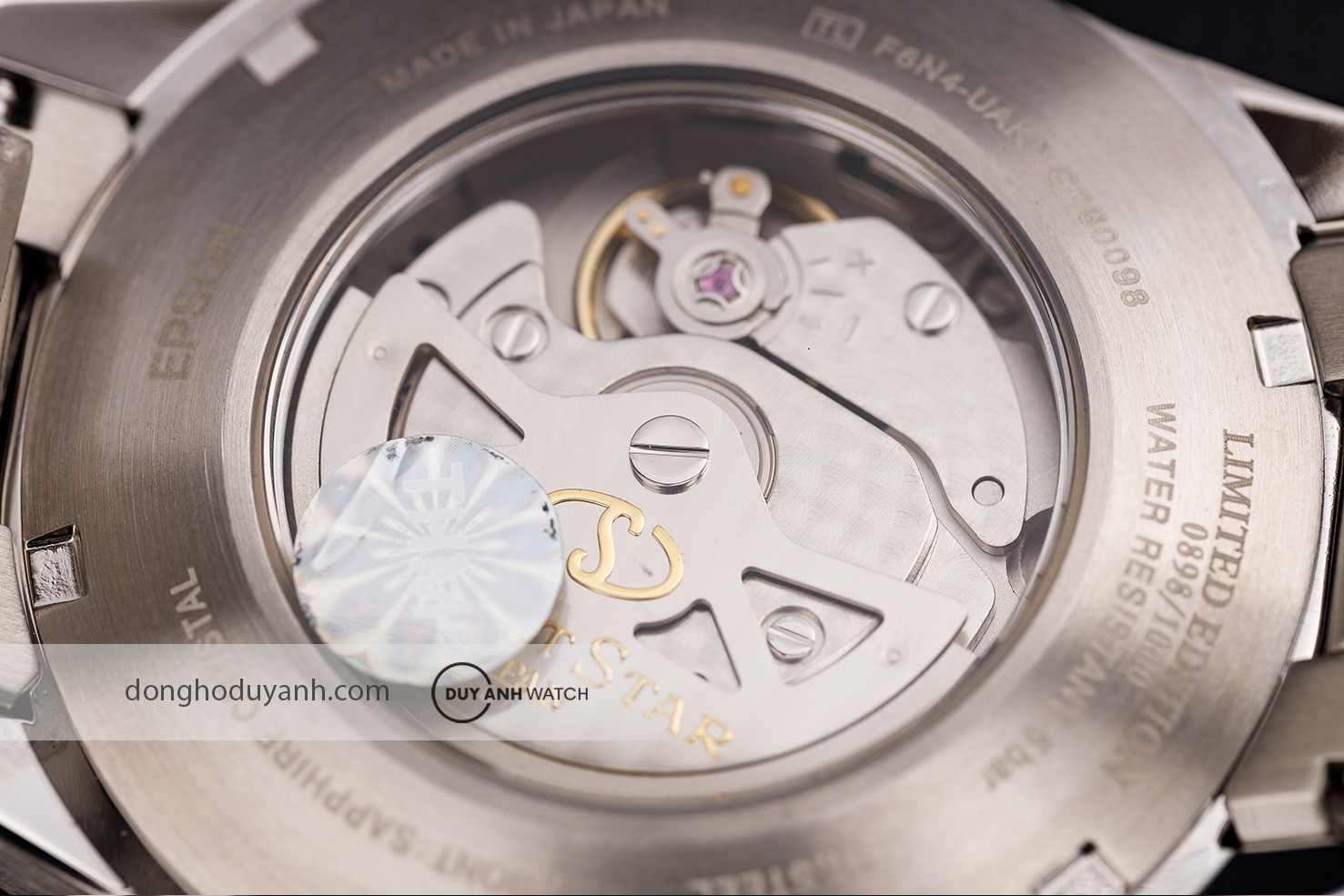 Mặt đáy Orient Star Night-Time In Tokyo Limited RE-AU0406L00B