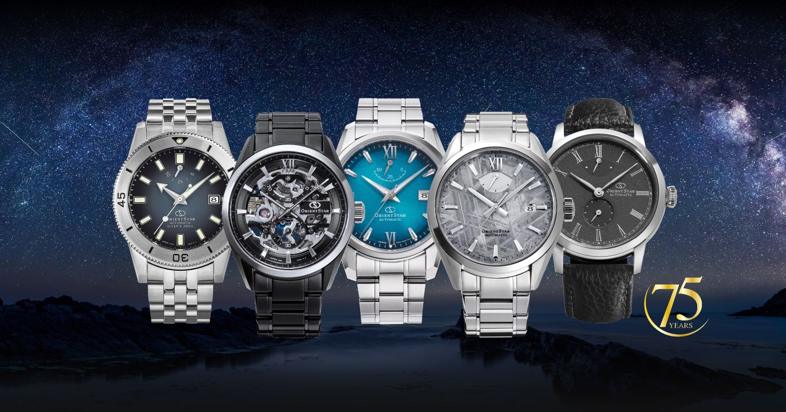 Orient Star ra mắt loạt đồng hồ phiên bản giới hạn kỷ niệm 75 năm