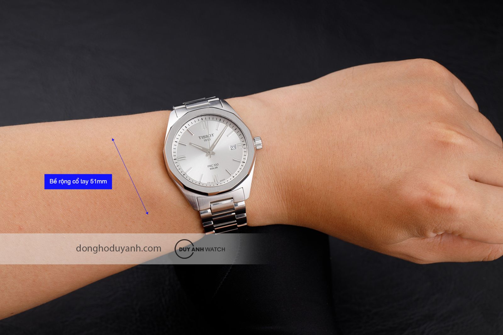 Tissot PRC 100 Solar Quartz T151.422.11.031.00 trên tay