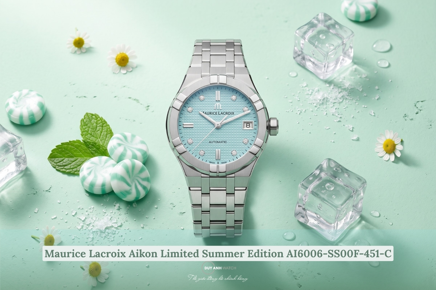 Maurice Lacroix Aikon Automatic Limited Summer Edition AI6006-SS00F-451-C