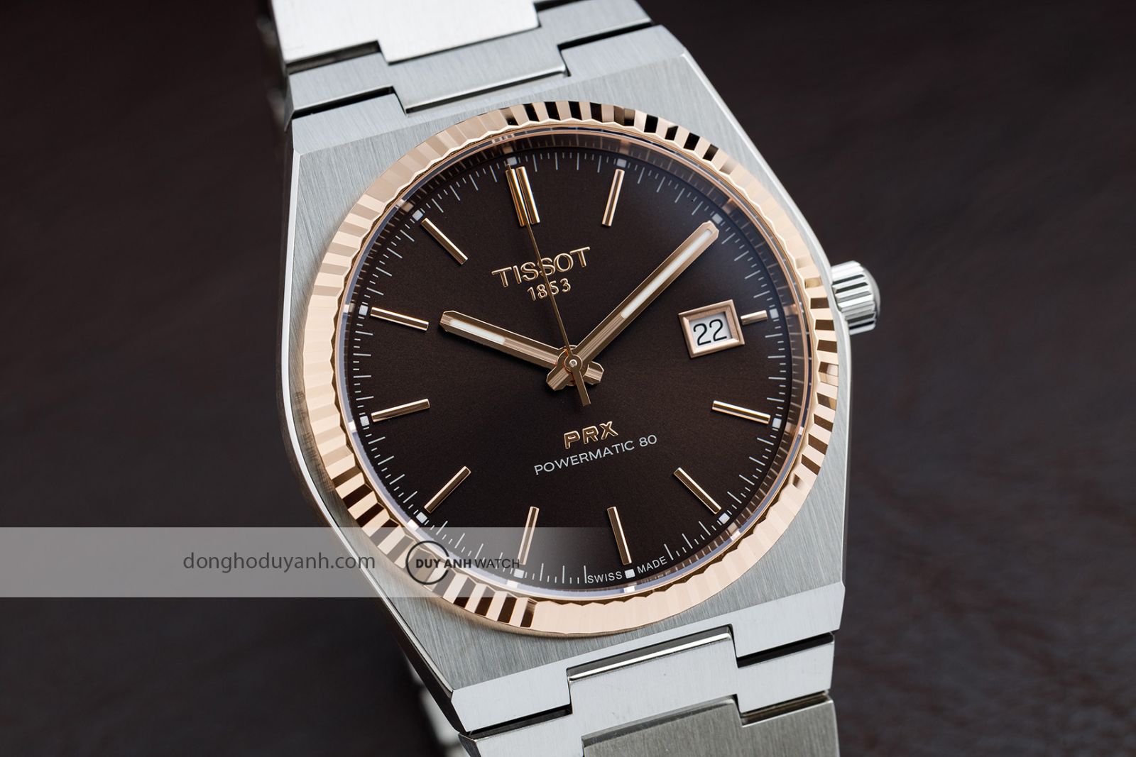 Tissot PRX Powermatic 80 Steel 18K Gold T931.407.41.291.00